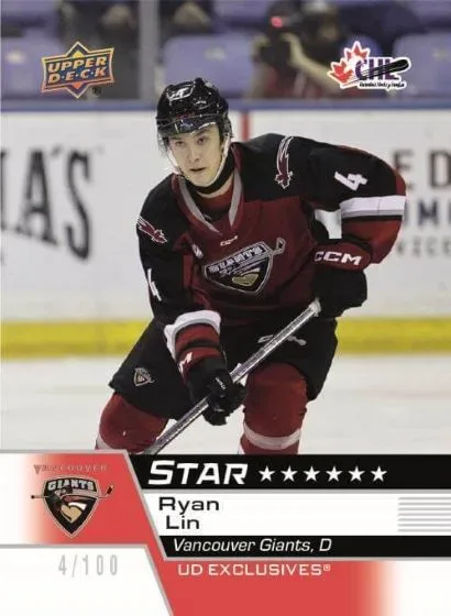 2025-26 Upper Deck CHL Hockey: Top NHL Draft Prospect Cards