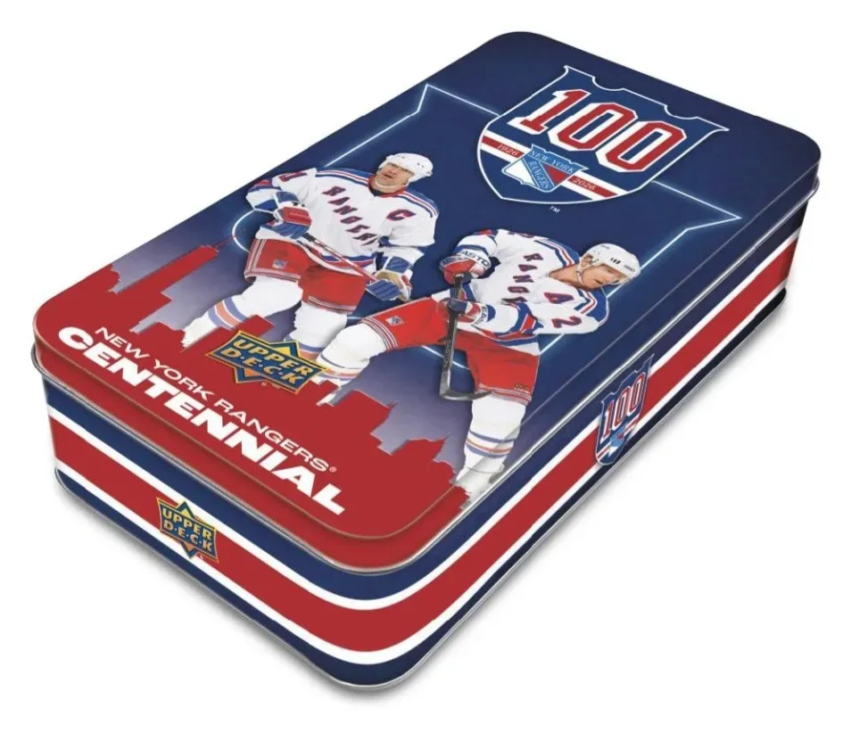 2025-26 Upper Deck New York Rangers Centennial Hockey Card Set Overvie