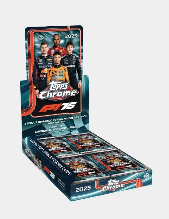 2025 Topps Chrome Formula 1 Racing Cards: Updated Drivers & Parallels