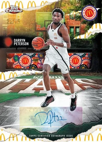 2025 Topps Chrome McDonald’s All American Basketball Cards Preview