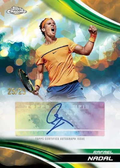 2025 Topps Chrome Sapphire Tennis: Exclusive Sapphire Finish Cards