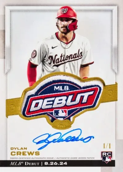 2025 Topps Chrome Update Series: Rookie Debut Patch Autographs Preview