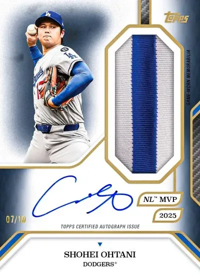 2025 Topps MLB MVP Collection Featuring Ohtani & Judge