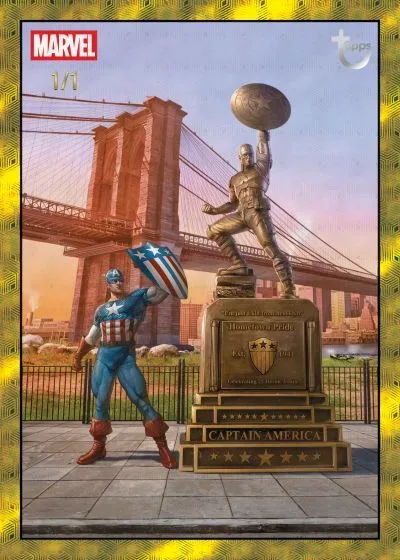 2026 Topps Brooklyn Collection Captain America 85th Anniversary Cards