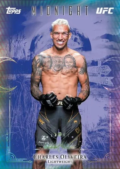 2026 Topps Midnight UFC Hobby-Exclusive Cards with Black Chromium Fini