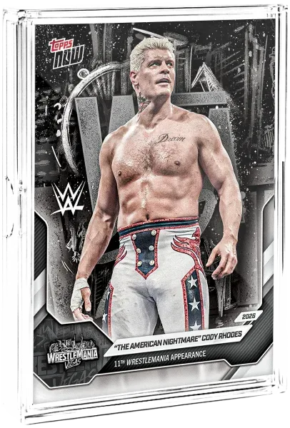 2026 Topps Now WWE WrestleMania Vegas Print-On-Demand Trading Cards