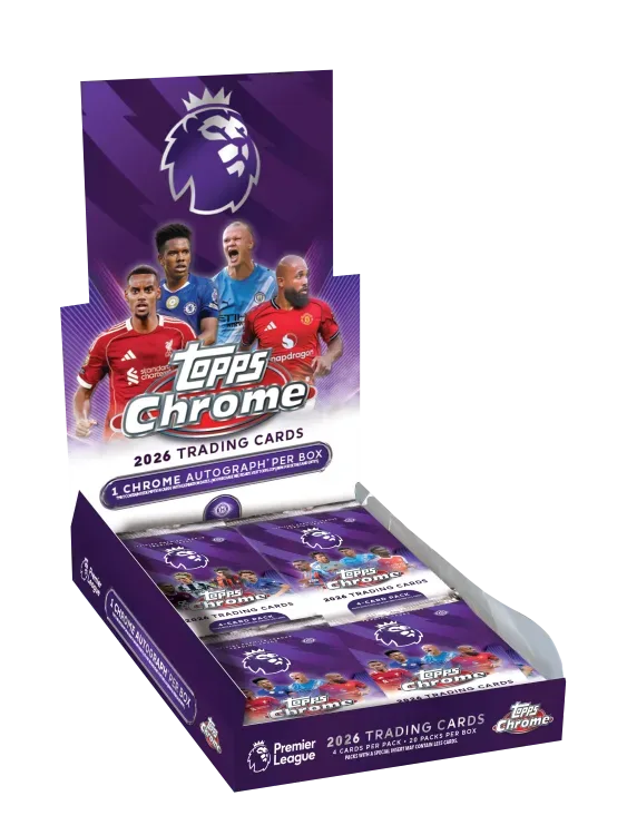 2026 Topps Premier League Chrome Soccer Cards Preview & Key Highlights