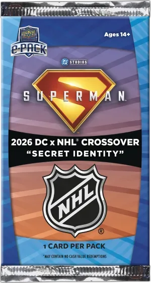 2026 Upper Deck DC x NHL Secret Identity Hits e-Pack