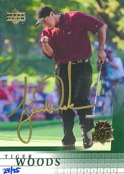 2026 Upper Deck Golf Set Celebrates 25 Years with Tiger Woods Buybacks