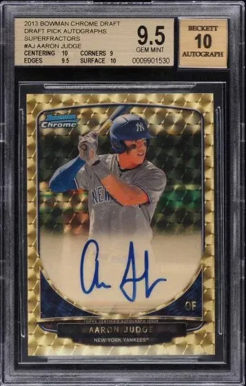 Aaron Judge 2013 Superfractor Card Sells for Record $5.2M