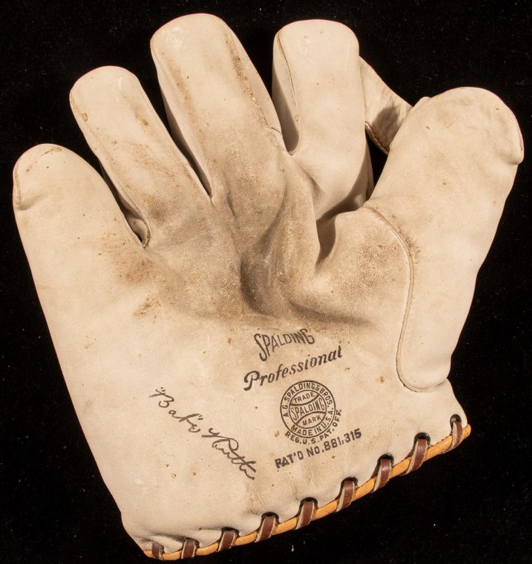 Babe Ruth Uses Louisville Glove to Make History