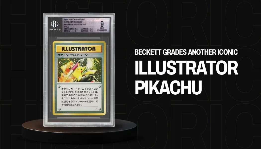 Beckett Grades Mint 9 Illustrator Pikachu, Iconic 1998 Pokémon Card