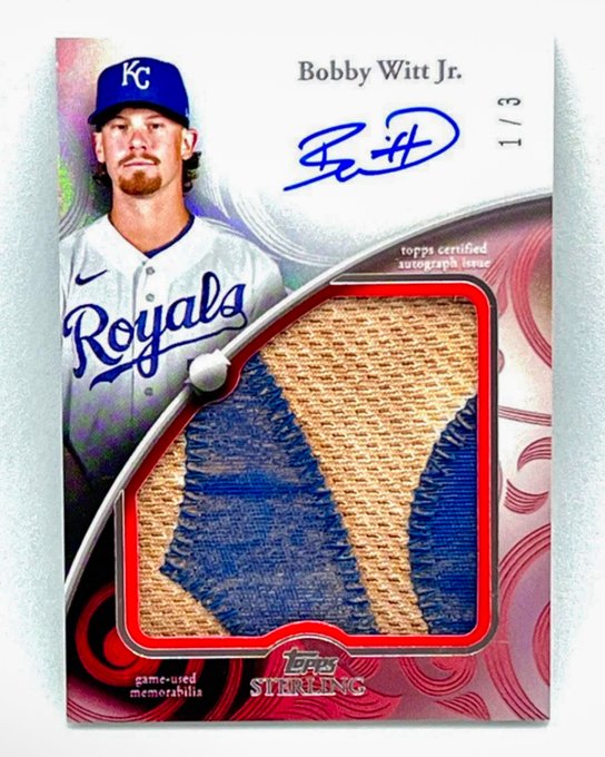 Bobby Witt Jr.’s Dirt-Stained Patch Card Is One Filthy (and Awesome) Find