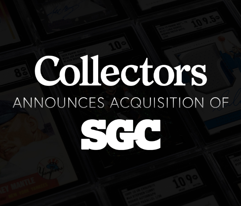 Collectors, Has Acquired SGC In Landmark Deal