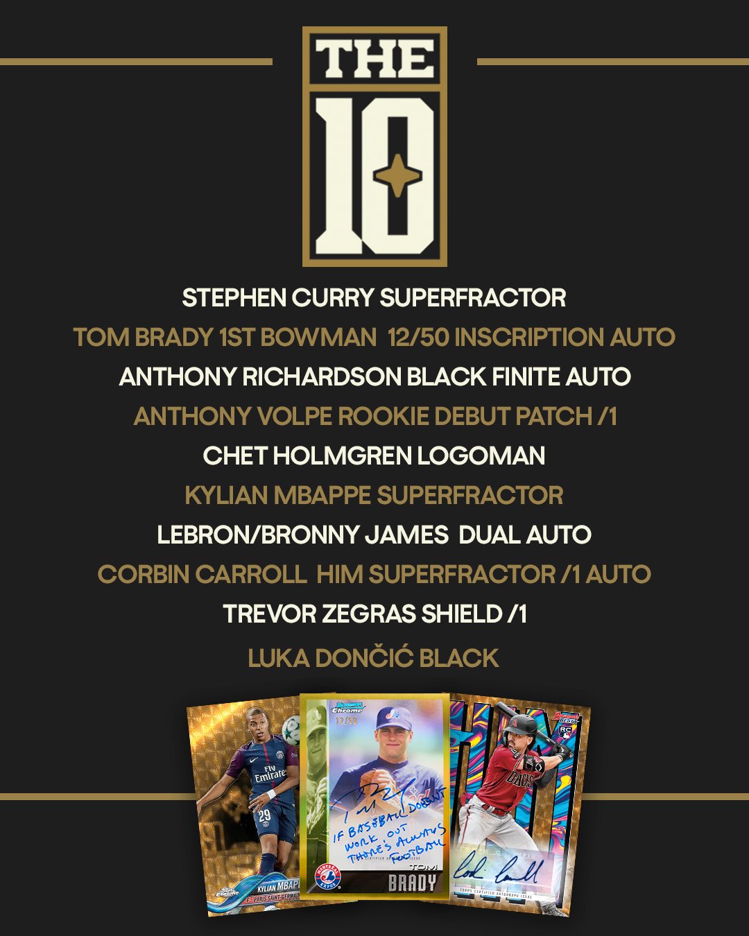 Fanatics Launches Exciting 'The Ten' Rewards Program for Sports Card Enthusiasts