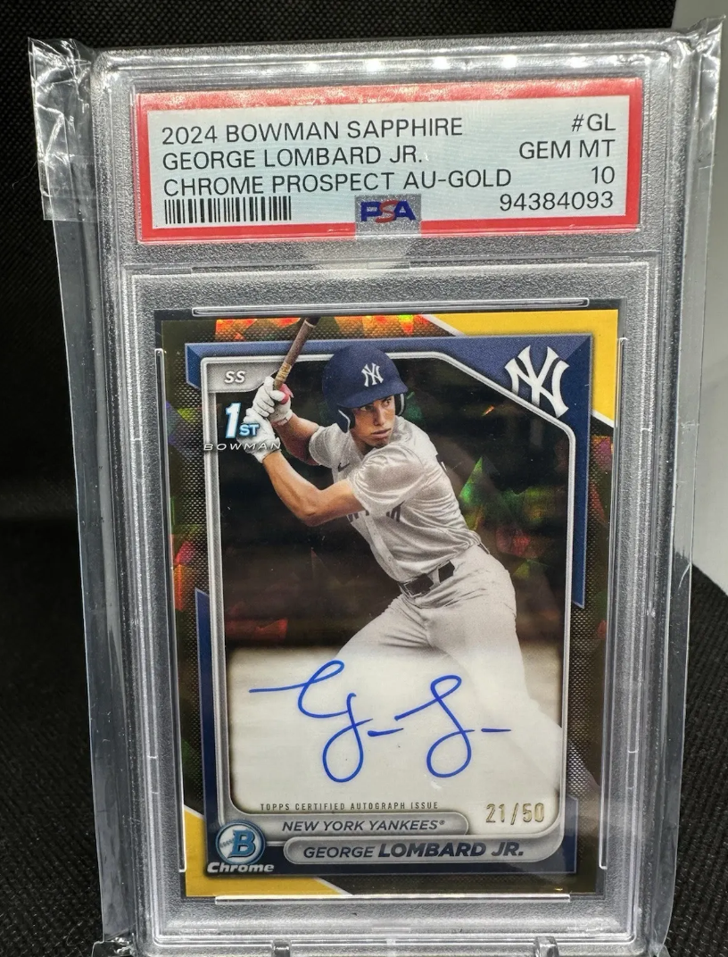 George Lombard Jr.’s Card Market Heats Up Following Endorsement from Aaron Judge