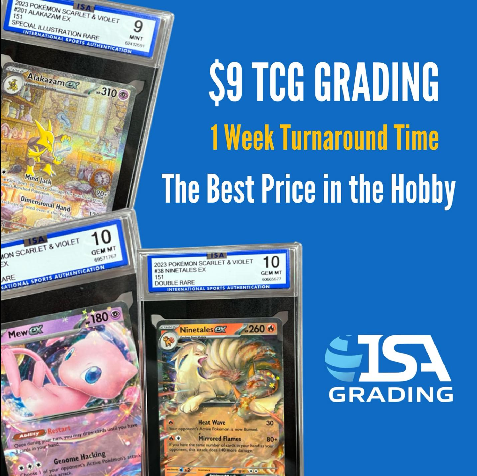 ISA Offering $9 TCG Grading