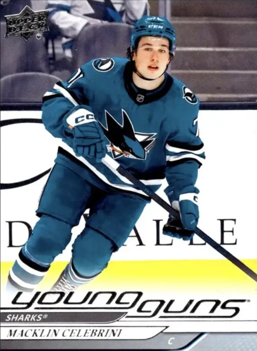 Macklin Celebrini Young Guns Cards Take Over the Hockey Hobby with Upper Deck Series 2 Release
