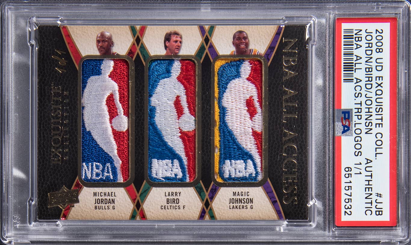 Michael Jordan / Larry Bird / Magic Johnson Triple Logoman Sells For $540,000