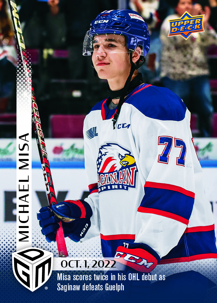 Michael Misa Enters Exclusive Collectibles Deal with Upper Deck Ahead of 2025 NHL Draft