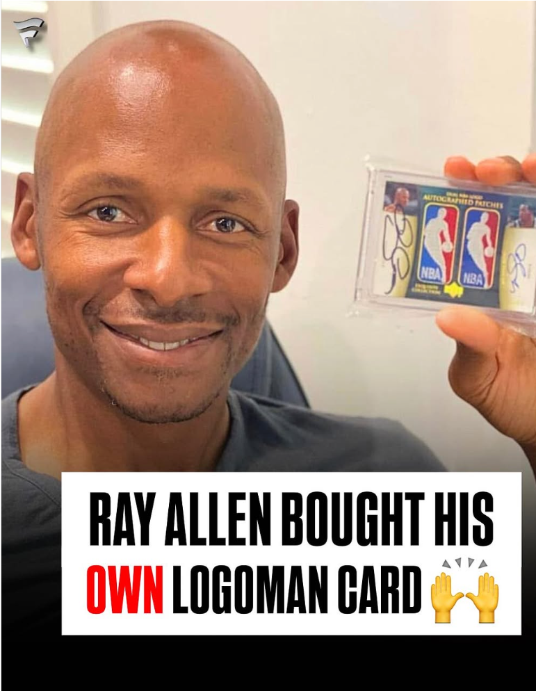Ray Allen Joins the Hobby as Collector with Upper Deck Exquisite Dual Logoman Purchase