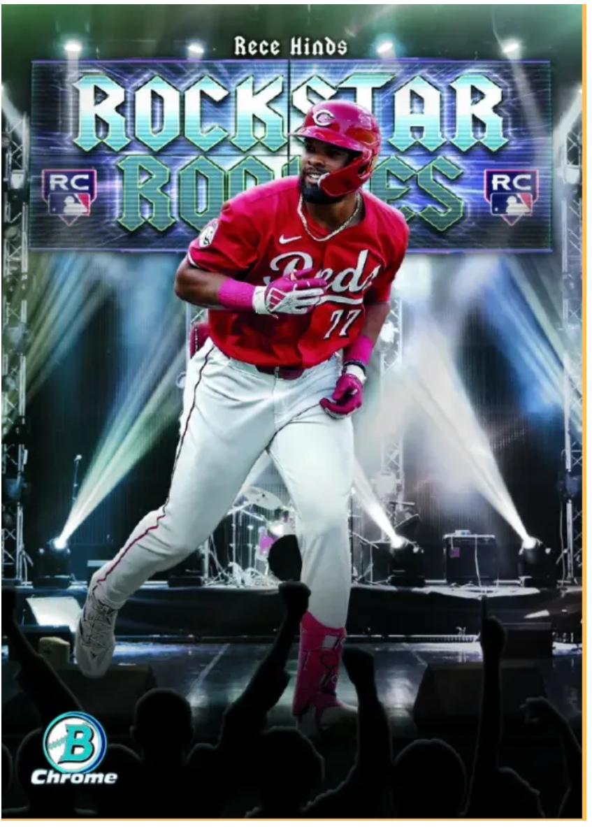 Rookie Cards Turn Up the Volume in 2025 Bowman’s Rockstar Rookies Insert