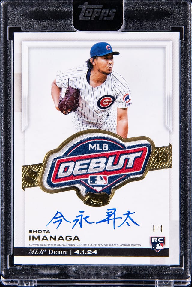 Shota Imanaga Rookie Patch Card Nets $82K in Hot Market Surge