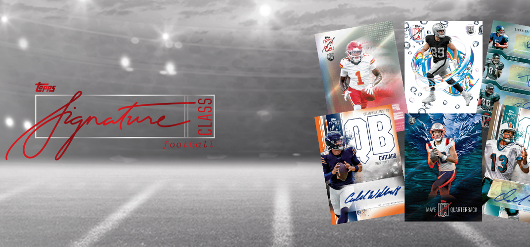 Signature Class Arrives: 2024 Topps Football Launches with Acetate Heat and Rookie Star Power