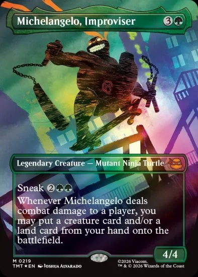 TMNT Turtle Power! Commander Deck Launches March 2026 in Magic: The Ga