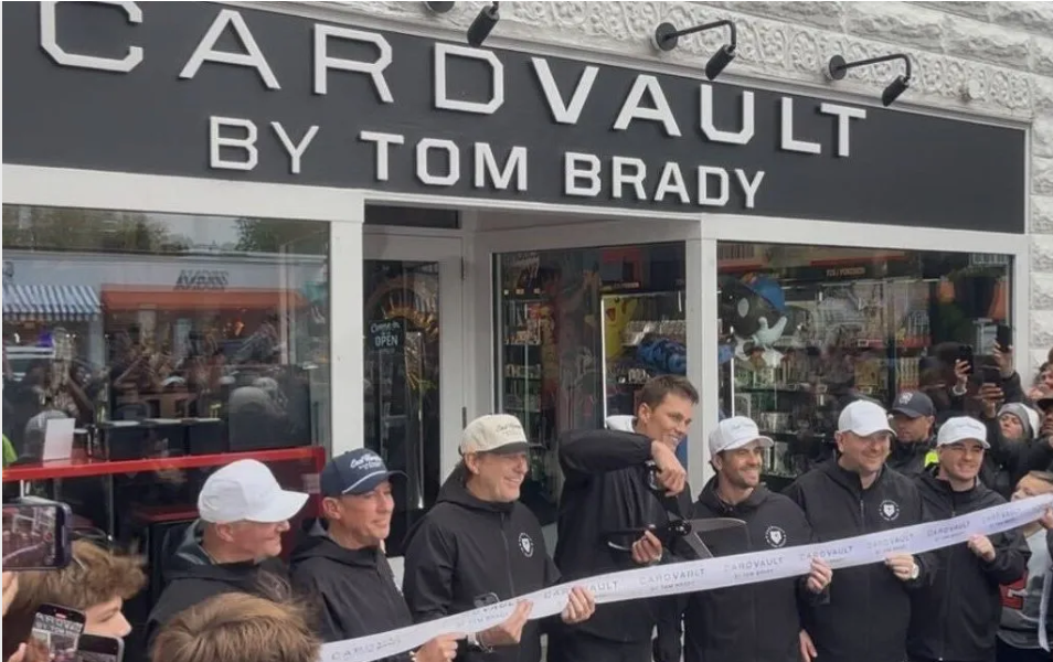 Tom Brady Opens High-End Trading Card Store in East Hampton, Welcomes Fans to CardVault
