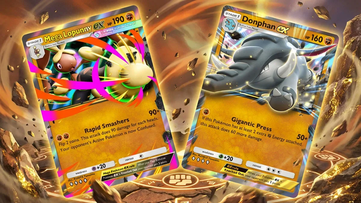 Top Fighting-Type Decks in Pokémon TCG Pocket: Mega Lopunny ex & Donph