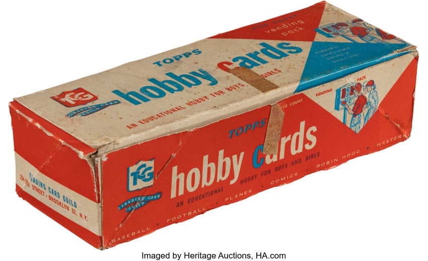 Ultra Rare 1959 Topps Football Vending Box a Hot Auction Item