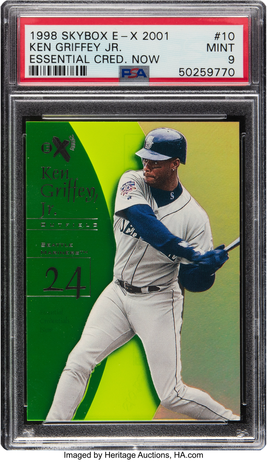 Ultra-Rare Griffey Jr. “Essential Credentials Now” Card Hits the Block After 20 Years