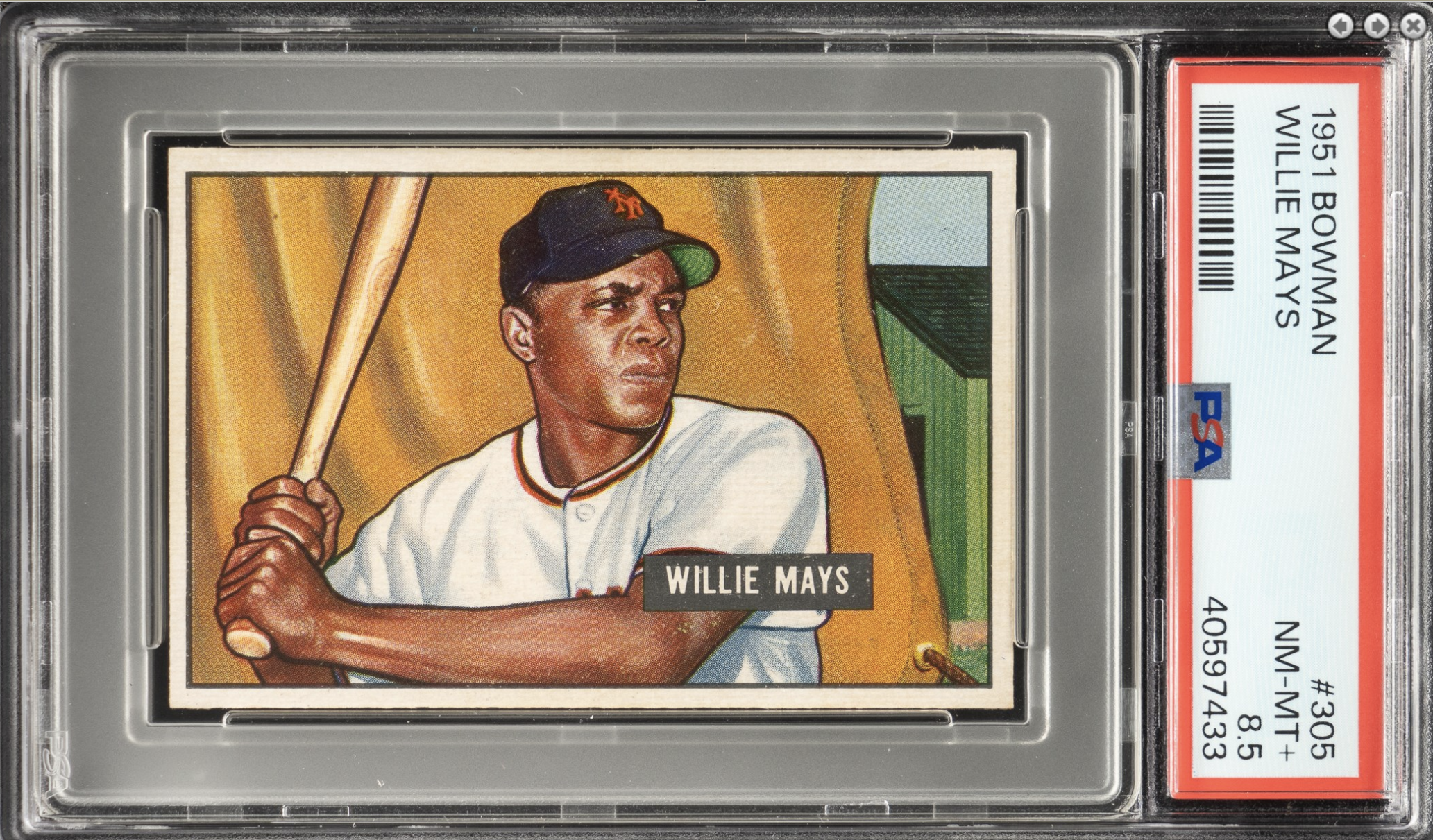 Willie Mays Rookie Card Smashes Records with $390,935 Sale!
